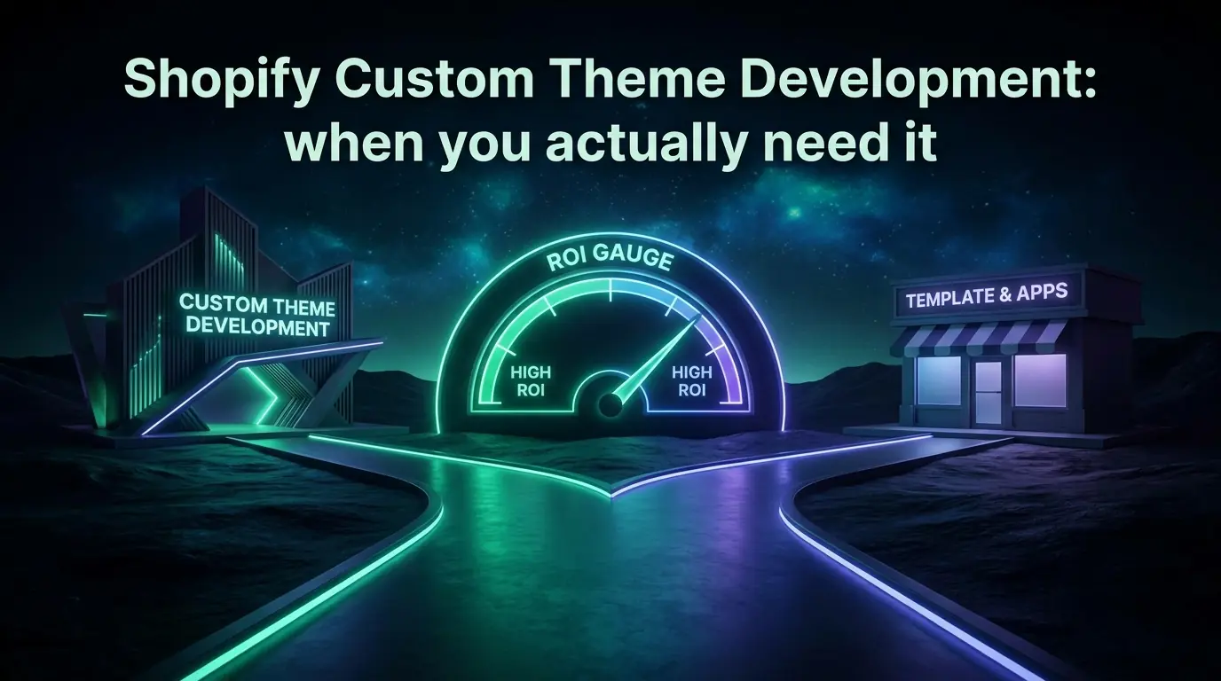 Shopify Custom Theme Development: When You Actually Need It (and When You're Just Losing Money)