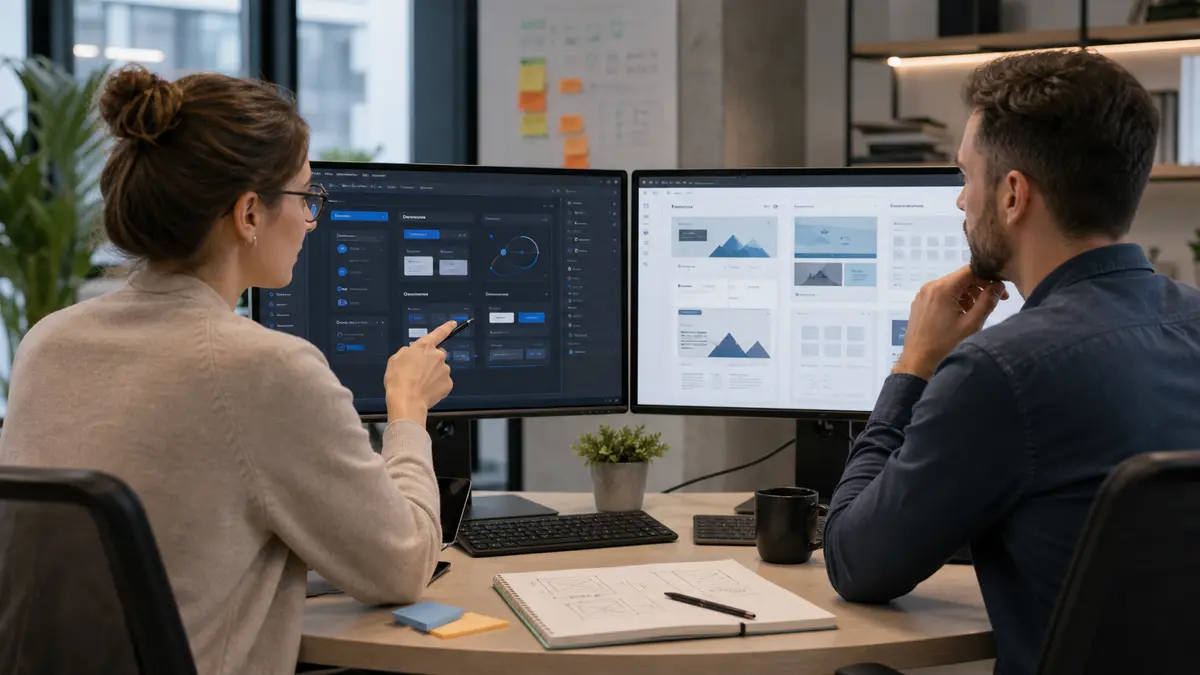 Frontend developer comparing React app UI and Next.js page architecture Frontend developer comparing React app UI and Next.js page architecture